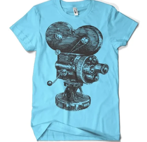 Movie Camera Sketch T-Shirt