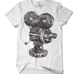 Movie Camera Sketch T-Shirt