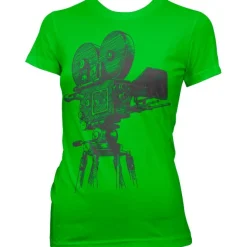 Movie Camera Tripod Girly T-Shirt