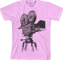 Movie Camera Tripod T-Shirt