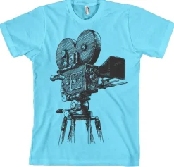 Movie Camera Tripod T-Shirt