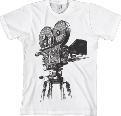Movie Camera Tripod T-Shirt