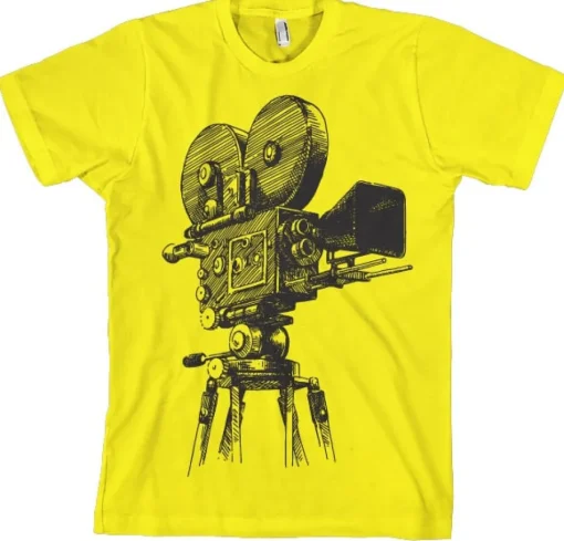 Movie Camera Tripod T-Shirt