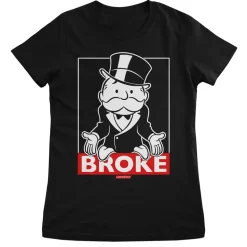 Mr Monopoly - BROKE Girly Tee