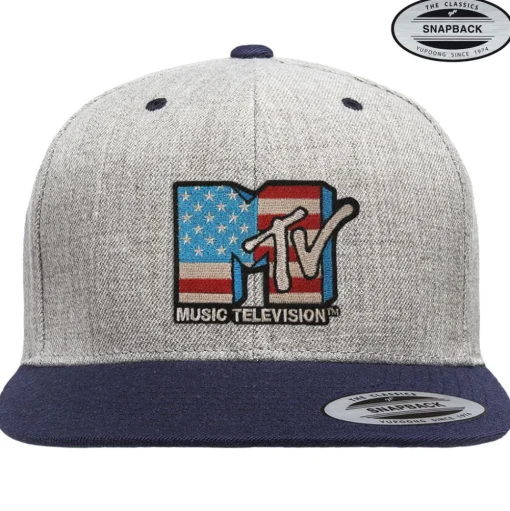 MTV American Flag Premium Snapback Cap