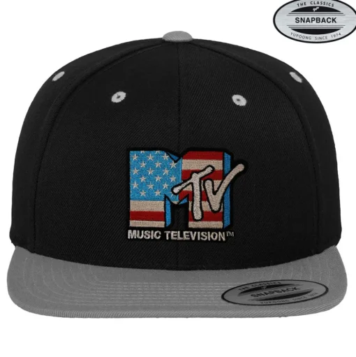 MTV American Flag Premium Snapback Cap