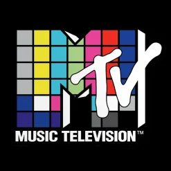 MTV Color Blocks Logo Sticker