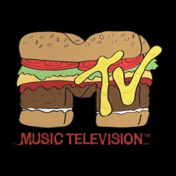MTV Hamburger Logo Sticker