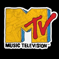 MTV Sketch Logo Sticker