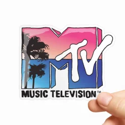 MTV Tropical Logo Sticker