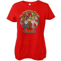 My Imaginary Friends Think I'm Cool Girly Tee