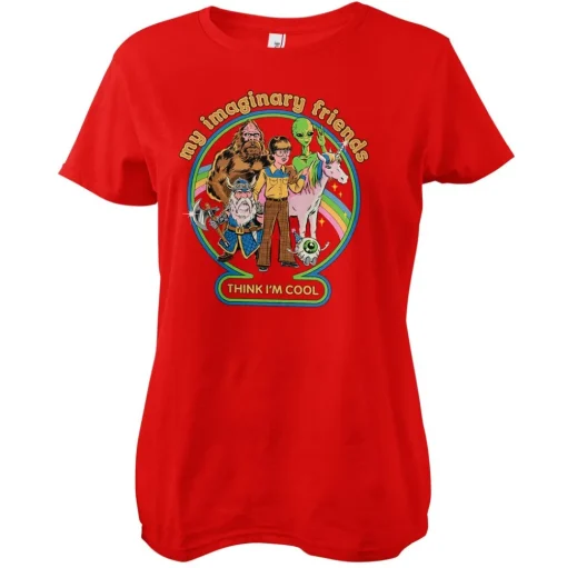 My Imaginary Friends Think I'm Cool Girly Tee