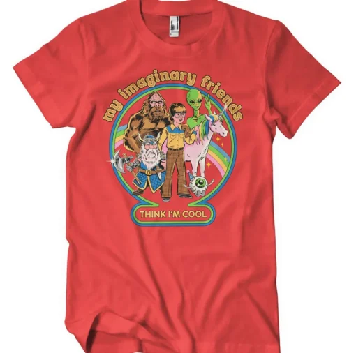 My Imaginary Friends Think I'm Cool T-Shirt