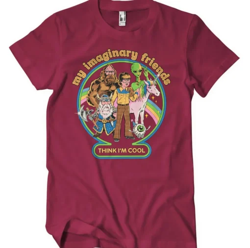 My Imaginary Friends Think I'm Cool T-Shirt