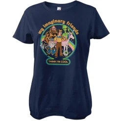 My Imaginary Friends Think I'm Cool Girly Tee