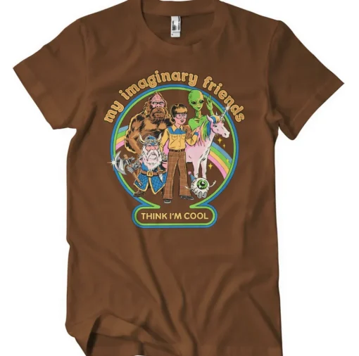 My Imaginary Friends Think I'm Cool T-Shirt