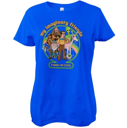 My Imaginary Friends Think I'm Cool Girly Tee