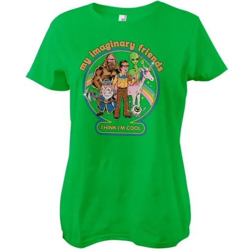 My Imaginary Friends Think I'm Cool Girly Tee