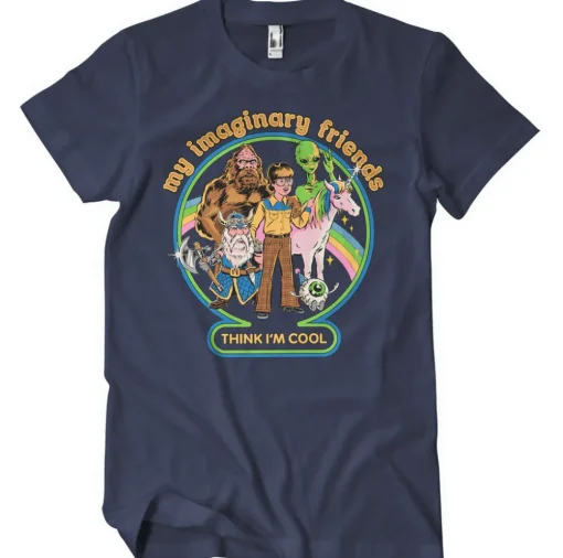 My Imaginary Friends Think I'm Cool T-Shirt