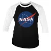 NASA Insignia Baseball 3/4 Sleeve Tee