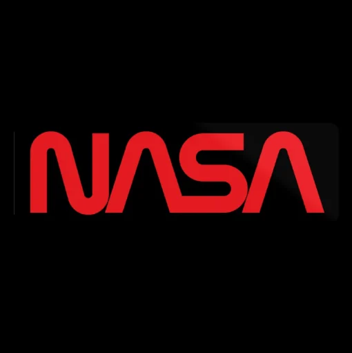 NASA Worm Logo Sticker