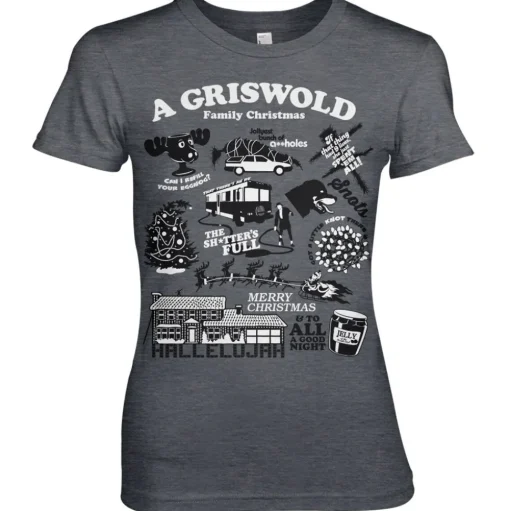 National Lampoon's Christmas Icons Girly Tee