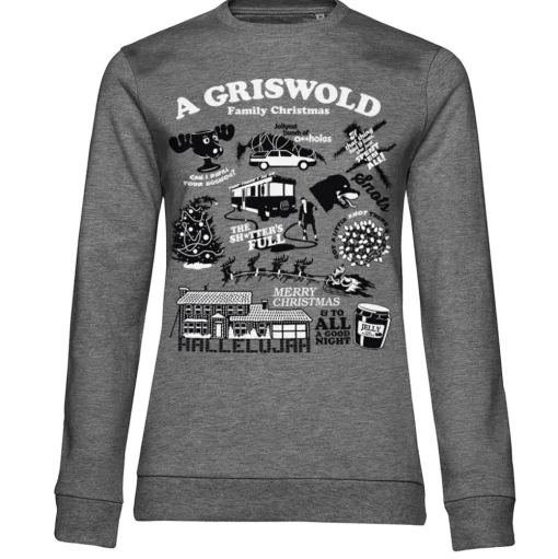 National Lampoon's Christmas Icons Girly Sweatshirt