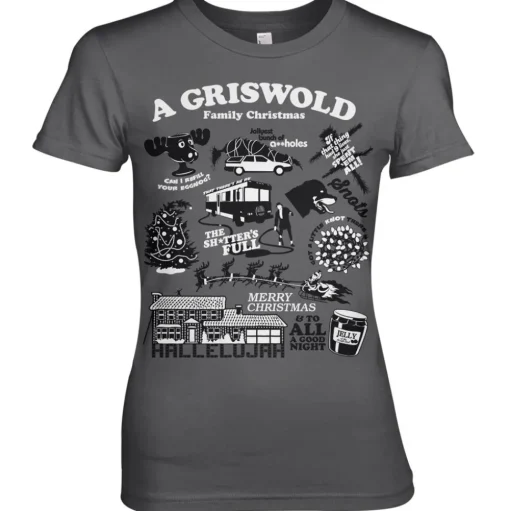 National Lampoon's Christmas Icons Girly Tee