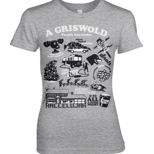 National Lampoon's Christmas Icons Girly Tee