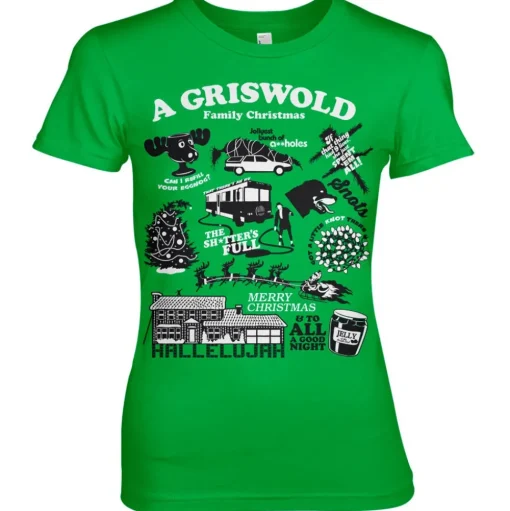 National Lampoon's Christmas Icons Girly Tee
