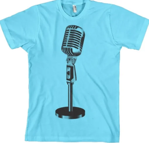 Oldschool Microphone T-Shirt