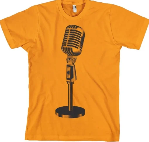 Oldschool Microphone T-Shirt