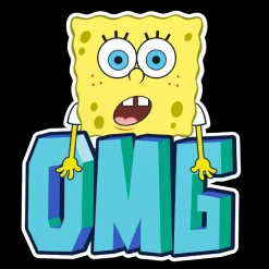OMG SpongeBob Squarepants Sticker