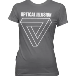 Optical Illustion - Infinity Triangle Girly T-Shirt