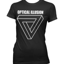 Optical Illustion - Infinity Triangle Girly T-Shirt