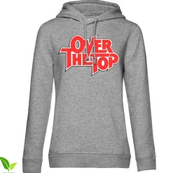 Over The Top Logo Girls Hoodie