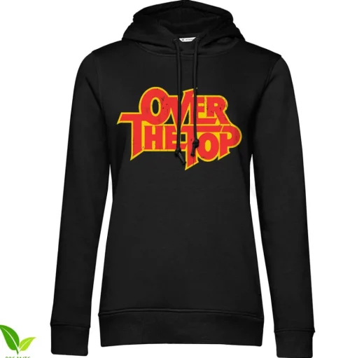 Over The Top Washed Logo Girls Hoodie