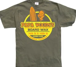 Papa Woodys Board Wax T-Shirt