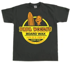 Papa Woodys Board Wax T-Shirt