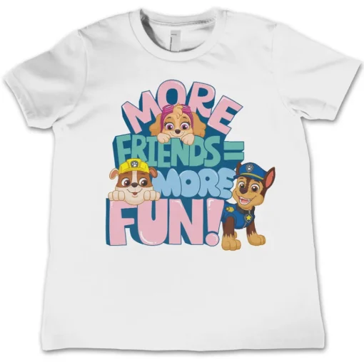 Paw Patrol - More Friends More Fun Kids Tee