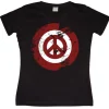 Peace Icon Grunge Girly T-shirt