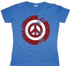 Peace Icon Grunge Girly T-shirt