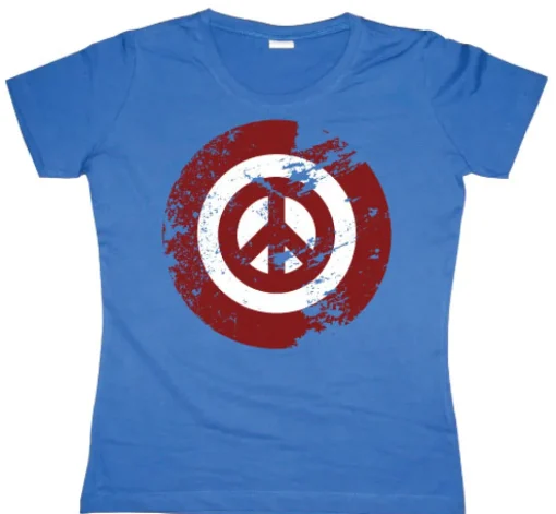 Peace Icon Grunge Girly T-shirt