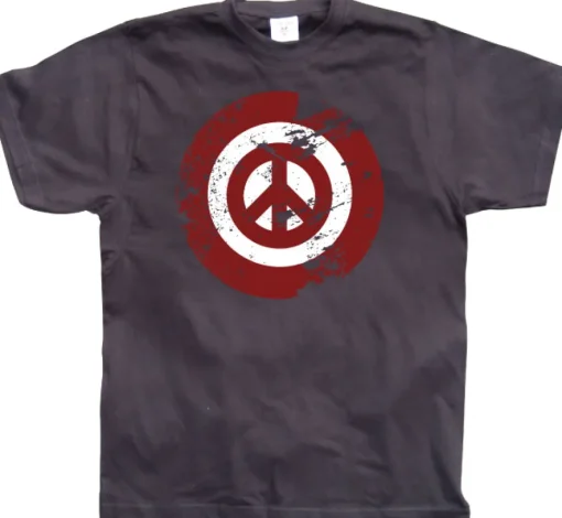Peace Icon Grunge T-Shirt