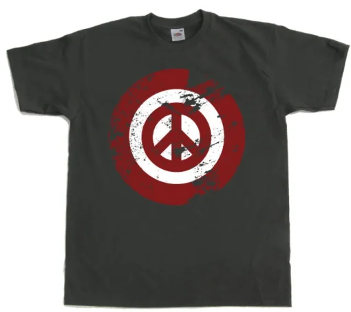 Peace Icon Grunge T-Shirt