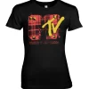 Plaid MTV Girly Tee