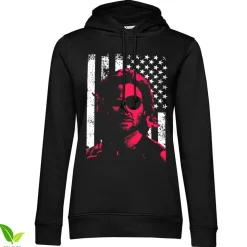 Plissken Stars and Stripes Girls Hoodie