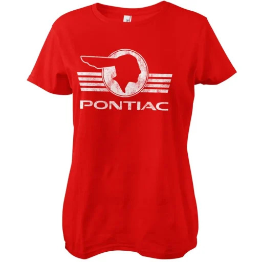 Pontiac Retro Logo Girly Tee