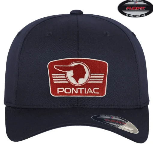 Pontiac Retro Logo Patch Flexfit Cap