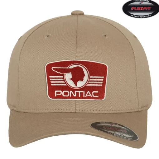 Pontiac Retro Logo Patch Flexfit Cap